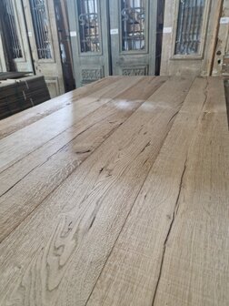 Antique aged engineered oak floor 190mm wide