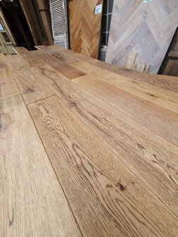 150M2 Vintage Oak floor, handscraped, smoked and oiled