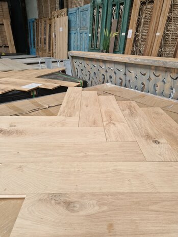 Herringbone Oak flooring ready oiled