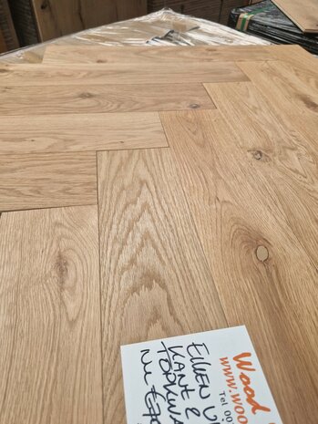 110m2 Oak Herringbone floor, ready oiled