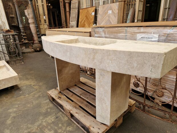 Washbasins made of solid natural stone. Unique series