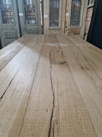 Antique aged engineered oak floor 190mm wide